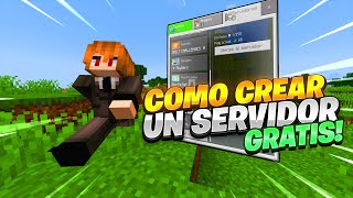 COMO CREAR UN SERVIDOR DE MINECRAFT GRATIS Y PERMANENTE PARA JUGAR CON AMIGOS EN CELULAR 😱 ATERNOS [upl. by Atnovart]