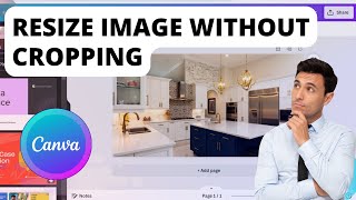 How To Resize Image In Canva Without Cropping [upl. by Thadeus]