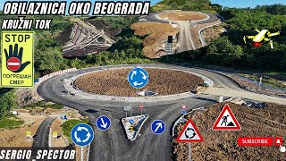 NOVA signalizacija na kružnom toku i isključenju za Beograd Obilaznica oko Beograda beograd [upl. by Akina598]