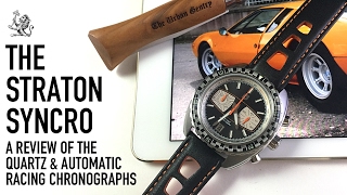 Straton Returns A Review Of The Syncro  Ultra Cool Affordable Racing Automatic amp Quartz Watches [upl. by Byran408]