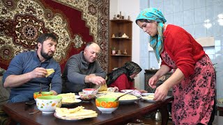 Life in Winter DAGESTAN Village Last embroidery masters Russia [upl. by Wilscam100]