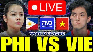 PHILIPPINES VS VIETNAM 🔴LIVE NOW  ELIMINATION ROUND  FIVB CHALLENGER CUP 2024 livenow [upl. by Argent]