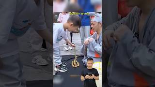 MAGIC ROPE TRICK TUTORIAL shorts [upl. by Waylen]