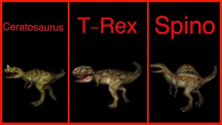 Who’s the most dangerous Carnivore in Carnivores Dino Hunter [upl. by Acinelav]