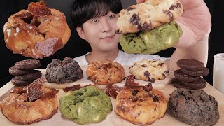 SUB쿠키 스콘 먹방 Cookie Scone Mukbang Eating Show 九鬼 スコーン [upl. by Lennaj]