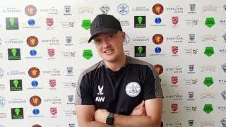 POST MATCH INTERVIEW Ilfracombe Town H JWL Aug 31 [upl. by Derrik446]