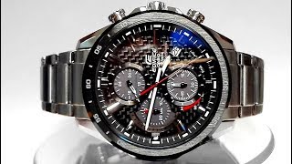 Casio Edifice EFSS540DB1A Solar powered Sapphire watch video 2018 [upl. by Ahsed]