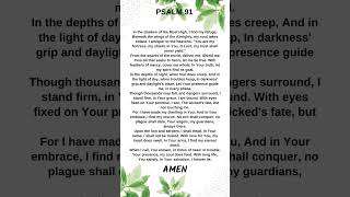 Psalm 91  Prayer for Protection A Powerful Prayer form Bible psalm91 [upl. by Harvard]