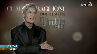 Claudio Baglioni incanta le Terme di Caracalla di Roma con “12 note  Tutti su” video e intervista [upl. by Aseyt]