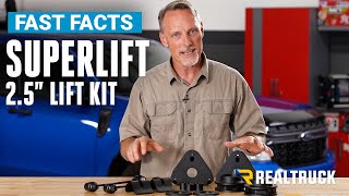 Superlift 25quot Lift Kit Fast Facts on a 2022 Ford Maverick [upl. by Ainatit367]