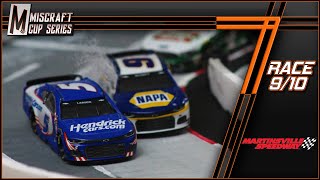 Miscraft Cup Series  S7 R9  Martinsville NASCAR StopMotion [upl. by Alarise]