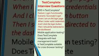 TestComplete How To UseTestComplete Mobile App TestingTestComplete Interview QuestionsWeb Testing [upl. by Jilly522]