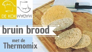 Thermomix bruin brood bakken makkelijker dan het lijkt  De Kokmadam [upl. by Ritter]