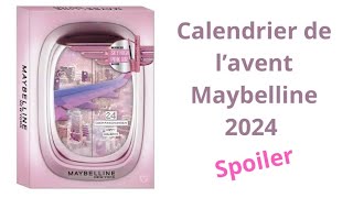 Calendrier de l’avent Maybelline 2024 spoiler [upl. by Florencia562]