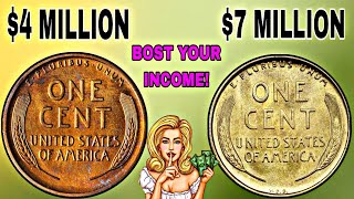 Could You Have One Top 10 Most Valuable Wheat Pennies Worth Big Money – Rare Coins Collectors Dream [upl. by Theran]