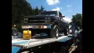 1986 Chev 1 ton 4X4 with Whipple supercharged 6V53 detroit on the dyno [upl. by Nahguav]