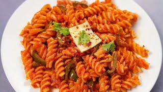 Spicy Red Sauce Pasta Recipe  Delicious Tomato Pasta Recipe  Yummy [upl. by Arola670]