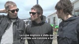 Beady Eye intervistati a Glastonbury sottotitoli ITA 28062013 [upl. by Dulsea]