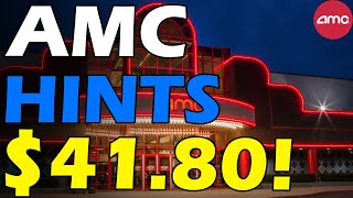 AMC HINTS AT HIGHER PRICE 4180 Short Squeeze Update [upl. by Hilar]