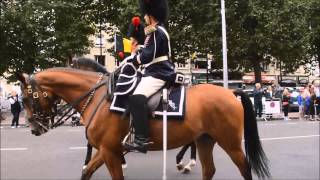 Parade équestre à Caen  Garde Républicaine  9 nations [upl. by Ayaladnot]