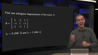 Linear Algebra  Diagonalization of Symmetric Matrices [upl. by Garrik]