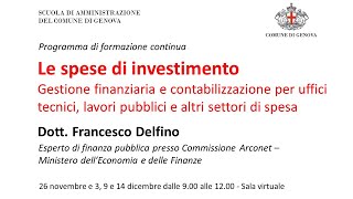 Spese di investimento 1 [upl. by Rue]