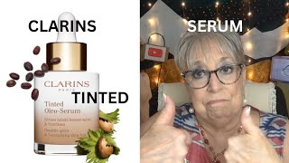 TWO THUMBS UP CLARINS OLEO TINTED SERUM over60 foundation makeuptutorial aging beauty clarins [upl. by Mariano]