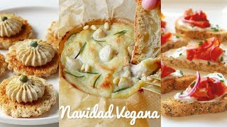 APERITIVOS PARA NAVIDAD  VEGANOS amp FÁCILES [upl. by Kee434]