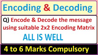 Encoding and Decoding  Encode and Decode  What is Encoding and Decoding [upl. by Ehling]