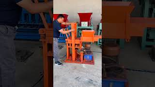 interlocking paving block machine9 inches brick making machine [upl. by Sanjay]