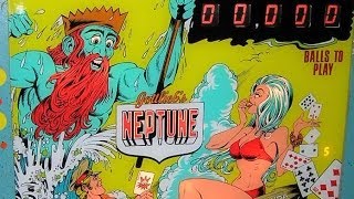 1978 Gottlieb NEPTUNE Pinball Machine In Action [upl. by Ahsed647]