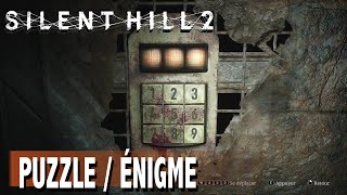 ÉNIGME  PUZZLE CODE  DIGICODE SOCIÉTÉ HISTORIQUE de Silent HILL  SILENT HILL 2 REMAKE [upl. by Alial]