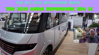 The Motorhome and Caravan Show Oct 2023  The 2024 Adria Supersonic 890 LC  A Class Luxury [upl. by Feola]