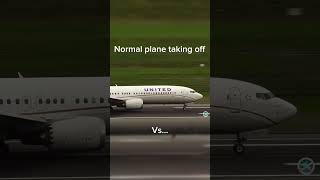 Normle take off vs vertical take off aviationedit airplane aviationclipz aircraftlovers [upl. by Bogey233]