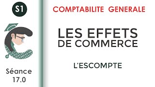 Lescompte des effets de commerce séance 170 Comptabilitégénérale1 [upl. by Aihsa]