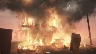 Realistic fire I Burning down house I Realistic Fire Physics I Teardown [upl. by Adrial115]