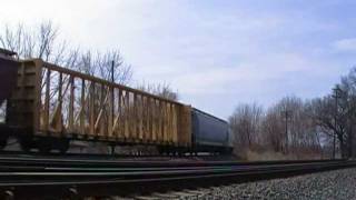 TRRS 17 Porter Junction NS Southbound Mixed [upl. by Nsaj]