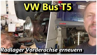 VW T5 Radlager erneuern [upl. by Anos240]