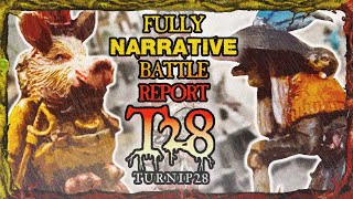 A Fully Narrative Wargame Experiment  TURNIP28 Battle Report [upl. by Akital911]