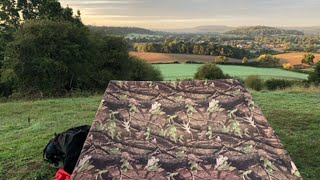 Wild Camping in the Surrey Hills  Tarp and Bivi  Downs Link  North Downs Way  British Army Bivy [upl. by Joletta881]