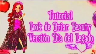 EAF™  Tutorial Look de Briar Beauty versión Día del Legado en Stardoll [upl. by Morentz16]