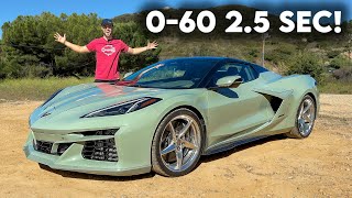 2024 Corvette ERay Review 060 MPH In 25 Seconds [upl. by Capp]