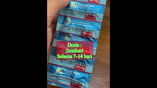 Dosis ciprofloxacin 500 mg untuk infeksi saluran kemih [upl. by Shandee]