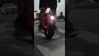 Quick Rip on the new INMOTION V14 inmotion euc electricunicycle [upl. by Leviram245]