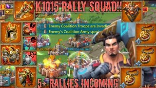 lords mobile EMPEROR T3 RALLY TRAP DESTROYS k1015 RALLY SQUAD 2000 BAMBOOZLES BZR SSQ CT2 🔥 [upl. by Main]