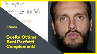 Scelta ottima  Perfetti Complementi  Flitbook  Esercizi Microeconomia  Economia Politica [upl. by Tehcac]