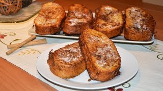 Spanish Bread Pudding Torrijas  Easy Spanish Dessert Recipe [upl. by Gunn]