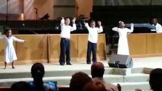 Tasha Cobbs  Break Every Chain Praise Dance [upl. by Atirehs]