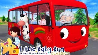 Canciones Infantiles  Las Ruedas del Autobús P 14  Dibujos Animados  Little Baby Bum en Español [upl. by Hales]