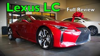 2018 Lexus LC 500 amp LC 500h Hybrid Full Review [upl. by Allsun]